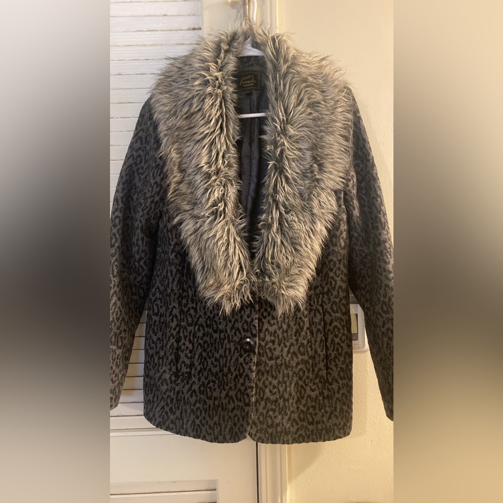 Faux fur jacket
